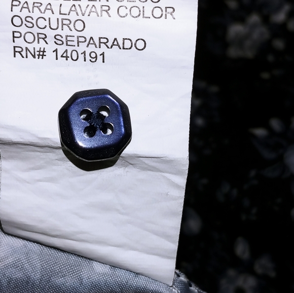 Men's Silver Stone Button Shirt - Picture 9 of 10